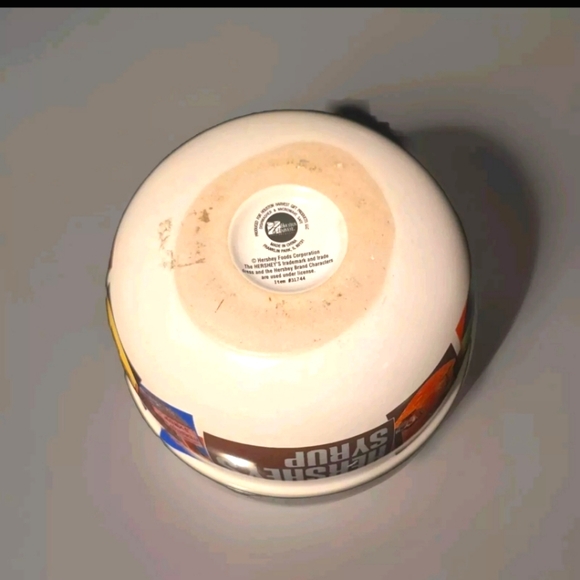 Hershey's Syrup Ceramic Cereal Soup Ice Cream Bowl Made By Houston Harvest - Picture 6 of 6